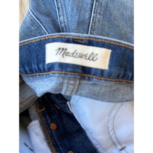 Madewell Women's High-Waisted Blue Denim Shorts | Size 25 - Picture 9 of 10